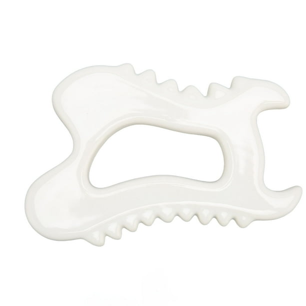Tablero de cerámica Gua Sha para masaje corporal, raspado y drenaje linfático, herramienta para aliviar el estrés muscular