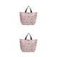 thumbnail image 4 of Minnieouse Fiambrera térmica, bolsa de transporte, bolsa aislada con cremallera, lavable, bolso de mano para niños y mujeres, viaje, hogar, cereza rosa 2Conjunto, 4 of 6
