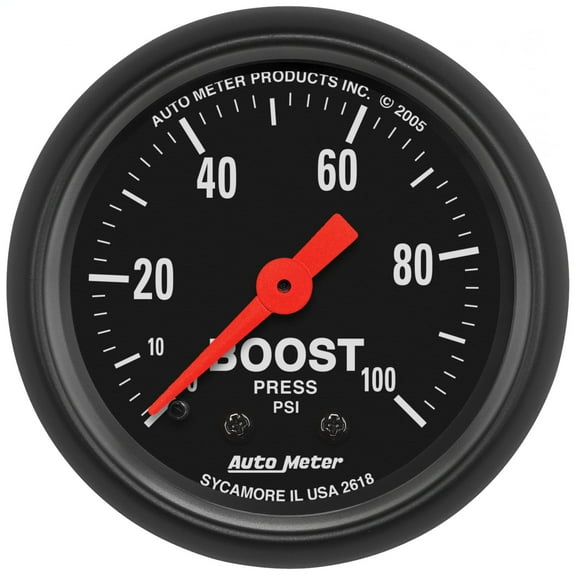Autometer 2-1/16in Z/S Boost Gauge - 0-100psi