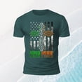 thumbnail image 5 of Ankishi Irish Tee Shirts for Men American Flag Cross Casual Crewneck Short Sleeve Trendy Patriotic Graphic Tees Daily Wear, 5 of 8
