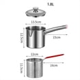 thumbnail image 2 of Olla para Freidora de 1,8 L, Olla para Freidora Pequeña, Cestas Multiusos de Acero Inoxidable, Freidora, Olla para Cocinar para el Hogar, 2 of 5