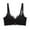 Black, variant on Padded Sports Bras for Women Lightly Lined Bra Feature V-Neck Padded Bra Style W-1434 Gray M