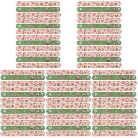 60Pcs Nail File Set Professional Nail Files Buffering Files Reusable Christmas Manicure Pedicure Polisher DIY Tools
