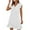 White, variant on ameIAEA V-Neck Summer Casual Sundress for Women Short Sleeve Tiered Beach Vacation Dresses