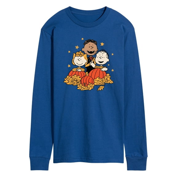 Peanuts - Peanuts Pumpkin Trio - Men's Long Sleeve T-Shirt