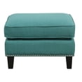 thumbnail image 2 of Picket House Furnishings Ottomane en Émeri, Turquoise, 2 of 4