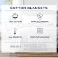 thumbnail image 4 of Nautica Twin Baird Blanket in Grey, 4 of 8