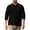 Black, variant on MXUIKV Golf Shirts for Men Collared Neck Long Sleeve 1/4 Botton Regular Fitted Men's Business Casual Shirts