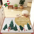 thumbnail image 2 of TIELUTT Kitchen Rug Let It Christmas Winter Holiday Party Floor Mat Home Kitchen Christmas Decoration Large Carpet Rugs Soft Extremely Soft Blankets Living Room Rug Throw with Tassels, 2 of 8