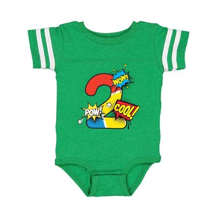 

Inktastic Superhero 2nd Birthday Gift Baby Boy or Baby Girl Bodysuit