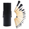 thumbnail image 4 of Juego de brochas de maquillaje para pelo de animales, 18 Uds., sombra de ojos, base, pincel de labios, Kit de herramientas de maquillaje, 4 of 8