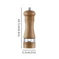 thumbnail image 4 of Agiferg Pepper Drinder Transparent Ceramic Core With Base Seasoning Bottle Kitchen, 4 of 5