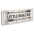 thumbnail image 4 of Inkdotpot Stretched Canvas Quotes Wall Art Decor, Little Man Cave Wall Decor- 8 x 24 Rustic Wall Art Sign- Farmhouse Decor Faux Plaque Sign, 4 of 8