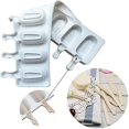 thumbnail image 4 of style2 Moldes para helados Paletas Moldes para helados de silicona Moldes para paletas de silicona: 8 moldes para helados ovalados uniformes Cocina casera Helado hecho a mano y 20, 4 of 4