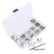 thumbnail image 1 of Kit de tornillos y remaches de aleación de Zinc, decoración artesanal, 7x9MM, para pulseras de cuero, collares para perros, bolsos, ropa y zapatos, 1 of 8