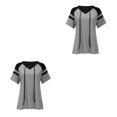 thumbnail image 3 of Guardurnaity Camiseta holgada para mujer, jersey bonito, blusa, fiesta de club, deportes, verano, Top diario, ropa de moda de primavera y verano, Type11 NO11, 3 of 6