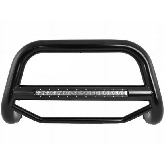 Black Horse Max Beacon Black LED Bull Bar Compatible with 2008-2017 Jeep Patriot