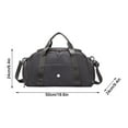 thumbnail image 3 of AnuirheiH Sport Gym Bag Travel Duffel Bag with Dry and Wet Compartment,Large Capacity Travel Gym Bag with Independent Shoes Compartment for Women/Men, 3 of 3