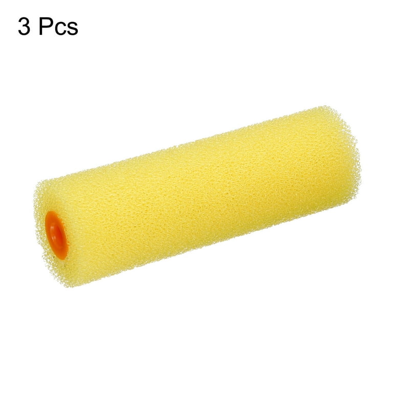 Uxcell 4.3 Inch Paint Roller Cover Small Texture Sponge Brush for