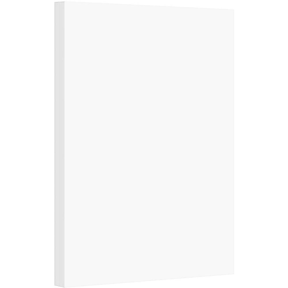 White Vellum Bristol Card Stock 67Lb Cover Cardstock 8.5" x 14" Inches 50 Sheets Per Pack