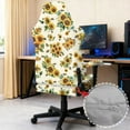 thumbnail image 4 of Xixirimido Gaming Chair Covers Stretch Removable Washable Computer Reclining Gaming Chair Protector Slipcovers with Armrest Covers, Bee Sunflower Beige, 4 of 8