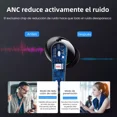 thumbnail image 2 of Audífonos Inalámbricos Occiam P91 In Ear Bluetooth 5.4 ANC ±30dB Cancelación de Ruido Color Negro 60H Autonomía ENC Conexión Rápida Carga Inalámbrica HI-FI Bajo IPX7, 2 of 7