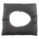 thumbnail image 3 of Funda de asiento de inodoro universal gruesa para la cabecera del inodoro. Cojín para asiento de inodoro. Agujero redondo gris, 3 of 7
