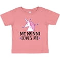 thumbnail image 3 of Inktastic My Nonni Loves Me Girl Unicorn Girls Baby T-Shirt, 3 of 5