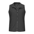 thumbnail image 5 of RYRJJ Puffer Vest Women Lightweight Sleeveless Quilted Jackets Zip Up Stand Collar Warm Fall Winter Padded Gilet Coat with Pockets(Black,M), 5 of 7