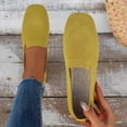 thumbnail image 2 of Women's Flats Mesh Slip On Shoes Summer Breathable Loafers Versatile Plus-Size Flats Soft Solid Pointed-Toe Flat Shoes Womens Casual Shoes, 2 of 7
