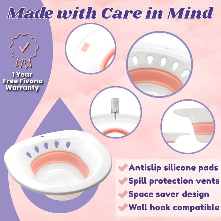 Foldable Sitz Bath for Hemorrhoids - Inflammation Relief