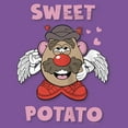 thumbnail image 2 of Girl's Mr. Potato Head Sweet Potato  Graphic Tee Purple Berry Small, 2 of 4
