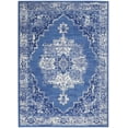 thumbnail image 3 of Nourison Whimsicle Persian Farmhouse Navy 5' x 7' Area Rug, (5' x 7'), 3 of 9