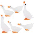 thumbnail image 1 of 6 mini cisnes de resina, figuras luminosas de ganso en miniatura para macetas, adornos de bonsái, 1 of 5