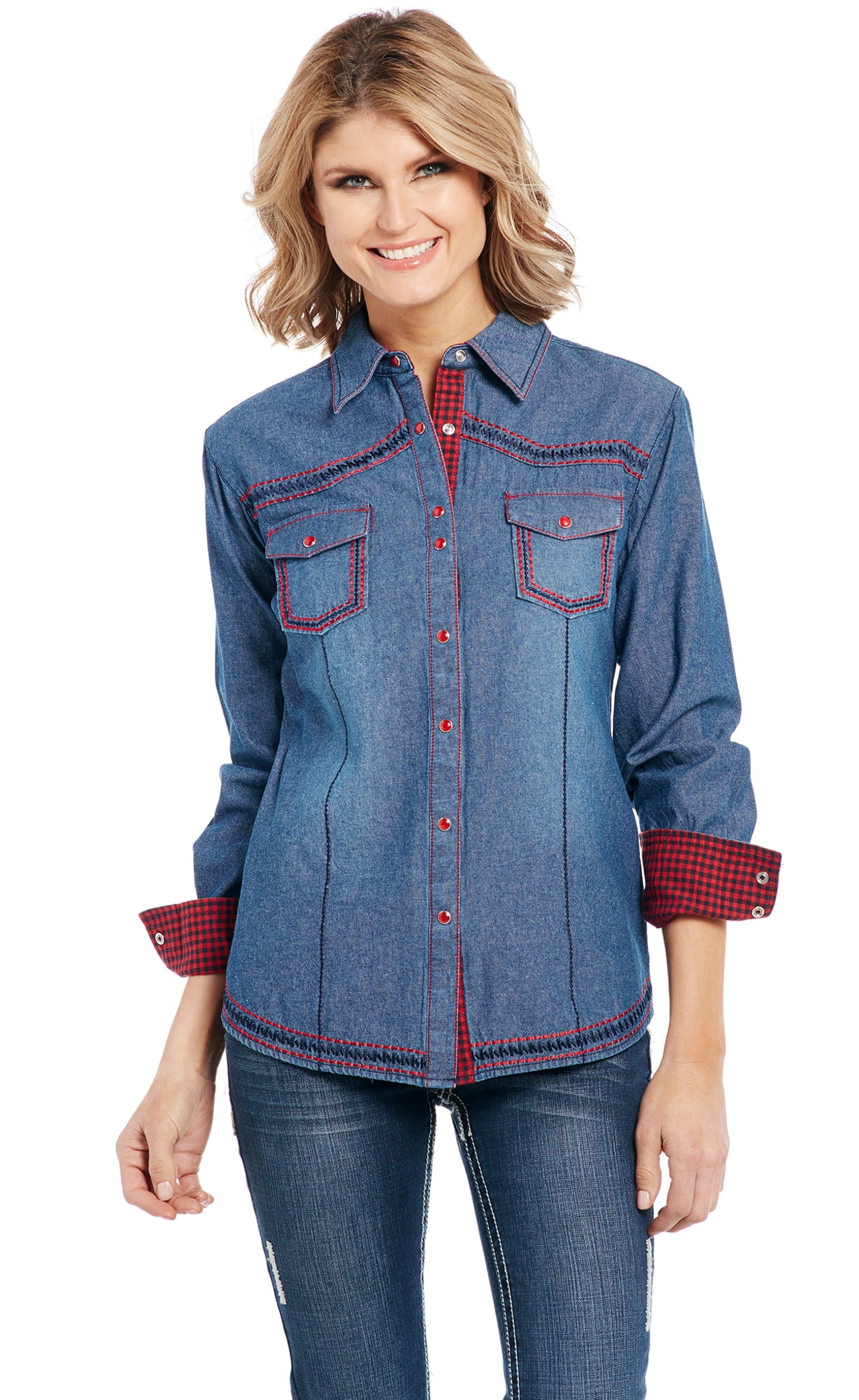 cowgirl denim shirt