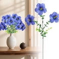 thumbnail image 4 of Artificial Morning Glory Bouquet Trumpet Flowers for Outdoor Garden Patio Fence Window Decor, 4 of 5