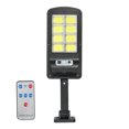 thumbnail image 3 of Inteprter 160 COB Solar LED Farola Impermeable PIR Sensor de movimiento Lámpara de control remoto inteligente 1200W Jardín exterior Luz de pared de Iluminación y accesorios lámpara de 8 rejillas Inteprter HA005678-03B, 3 of 6