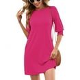 thumbnail image 4 of Women's Sexy Midi Dresses,Summer Clearance Mid-Sleeve Dresses, 4 of 9
