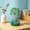 269#Green, variant on Natural Mixed Crystal Stone Money Tree Desktop Ornament, Hand Wound Detailed Meaningful Tabletop Statue, Wear Resistant Elegant Decor For Office Shelf Halloween Housewarming Gift Giving