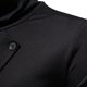 thumbnail image 5 of Hombres Falso Dos Solapa Diseño Sólido Casual Cuello Alto Base Pollover Camisa Blusa Pompotops oipoqjl29910, 5 of 9