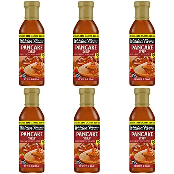 Walden Farms Pancake Syrup, 12 Oz, 0G Net Carbs Keto Friendly, Non