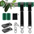 thumbnail image 1 of Tree Swing Hanging Straps Kit 2x5ft Heavy Duty Swing Hanger With Carabiners, Tree Protectors And Swivel Hook, 1 of 5