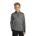 thumbnail image 1 of Sport-Tek Boy's PosiCharge Electric Heather Colorblock 1/4-Zip Pullover., 1 of 1