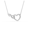 thumbnail image 1 of Collar con colgante de hipérbola de Swarovski en forma de corazón infinito, 1 of 4