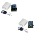 thumbnail image 1 of Guardoinrt RF Switch Simple Matching Remote Control Switches Remoting Controllers TV Electric for Windows Stable Signal 4 Way Control Module Blue relay as pictures shown 2Set, 1 of 6