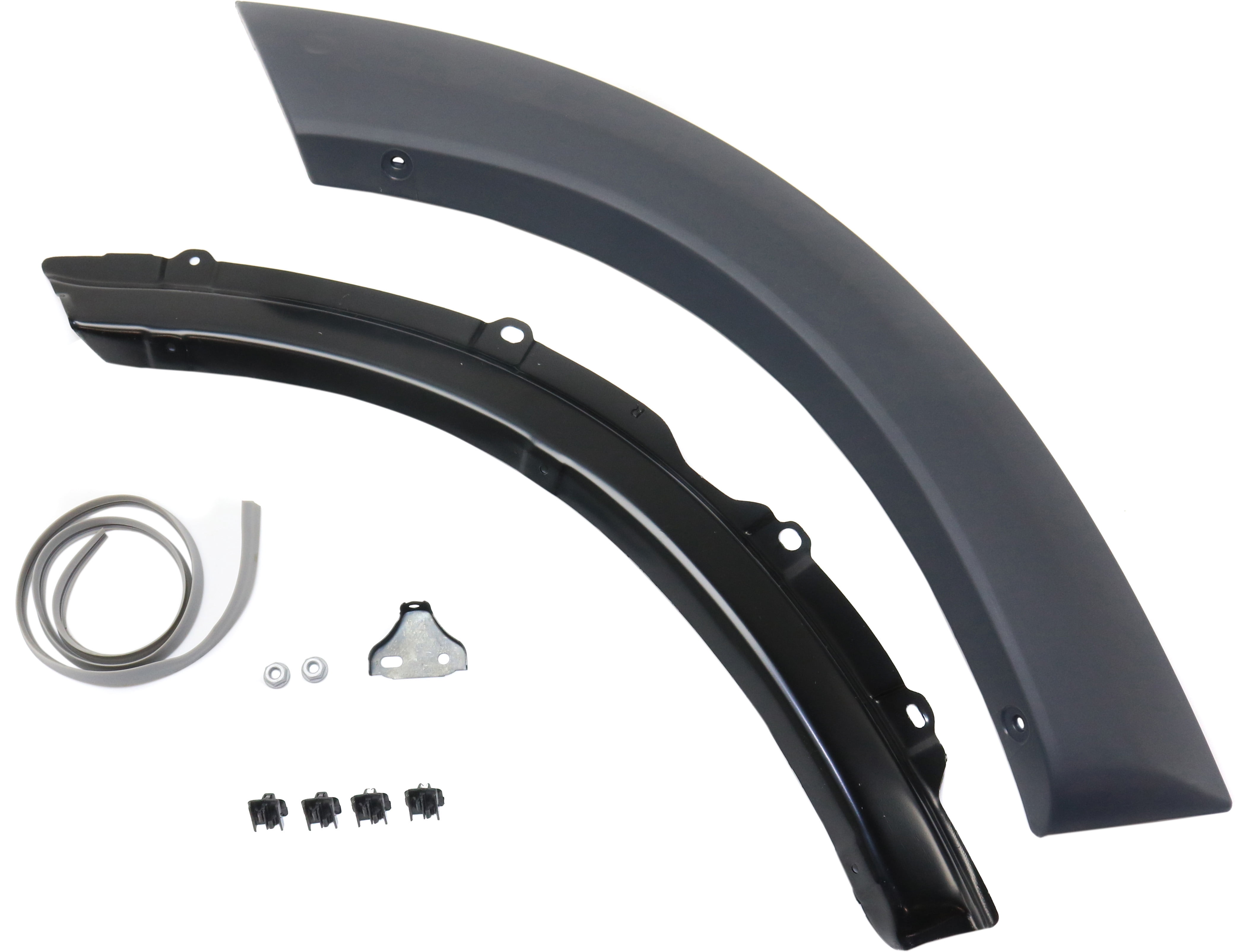 Fender Trim Compatible with 2001-2005 Toyota RAV4 Rear, Right Passenger Side, Front Section Paint to Match