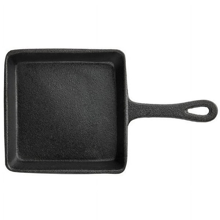 Vollrath 59738 14.9 Oz. Cast Iron Without Lid Mini Squared Fry Pan
