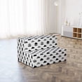 thumbnail image 4 of Clouds Foldable Mattress, Pastel Abstract Sky Elements, 74.8" x 35.4", Charcoal Grey Off White, by Ambesonne, 4 of 6