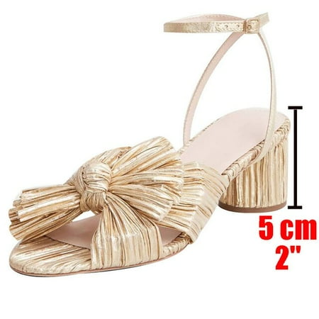 

Lapolaka Fashion Sexy High Heels Elegant Trendy Flroal Block High Heels Ankle Strap Big Size Summer Party Sandals Women Shoes