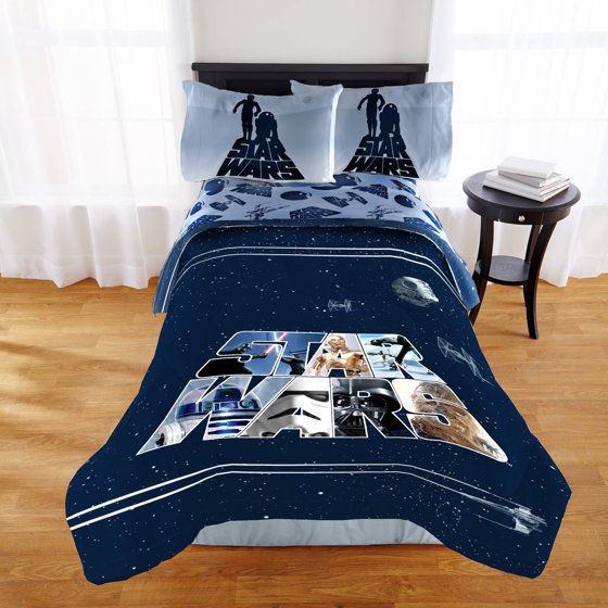 Star Wars Classic "Space Logo" Twin/Full Bedding Comforter
